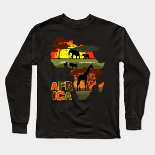 Africa Long Sleeve T-Shirt